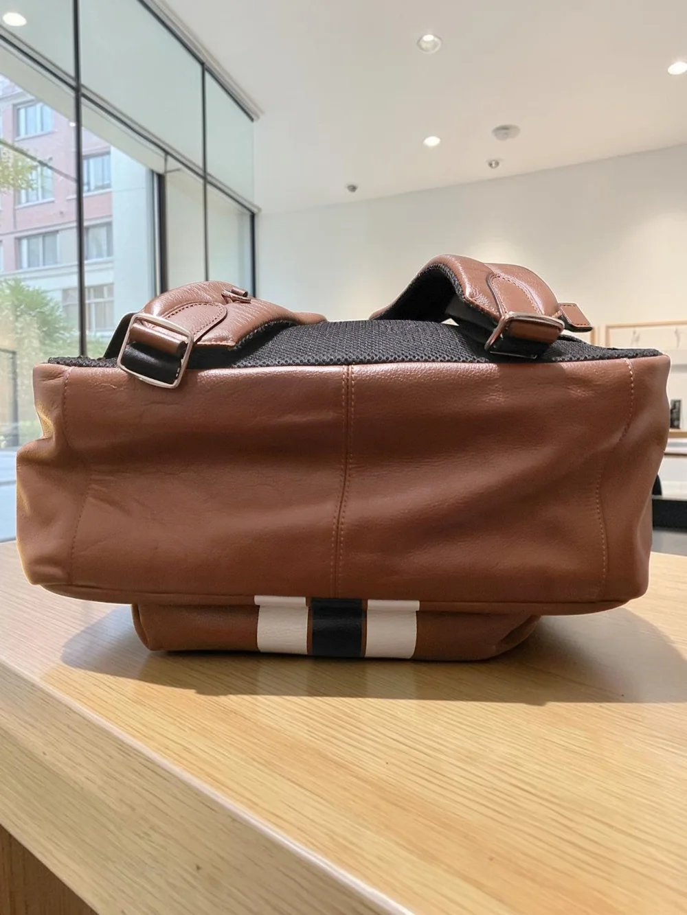 Coach brown leather